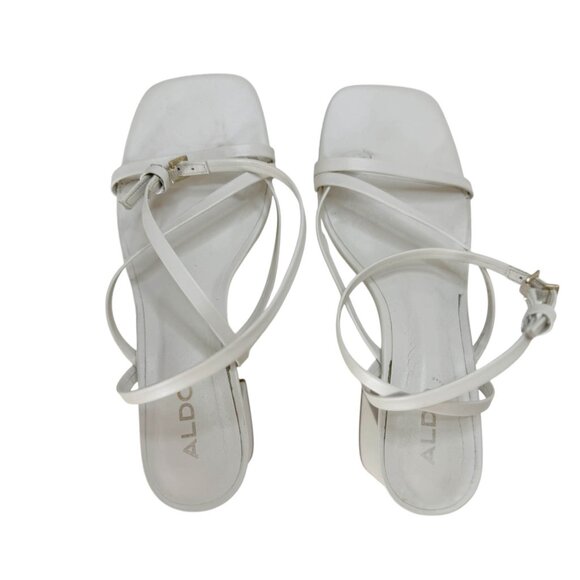 Aldo Strappy Block-Heel Dress Sandals Size 6.5 - Picture 5 of 6